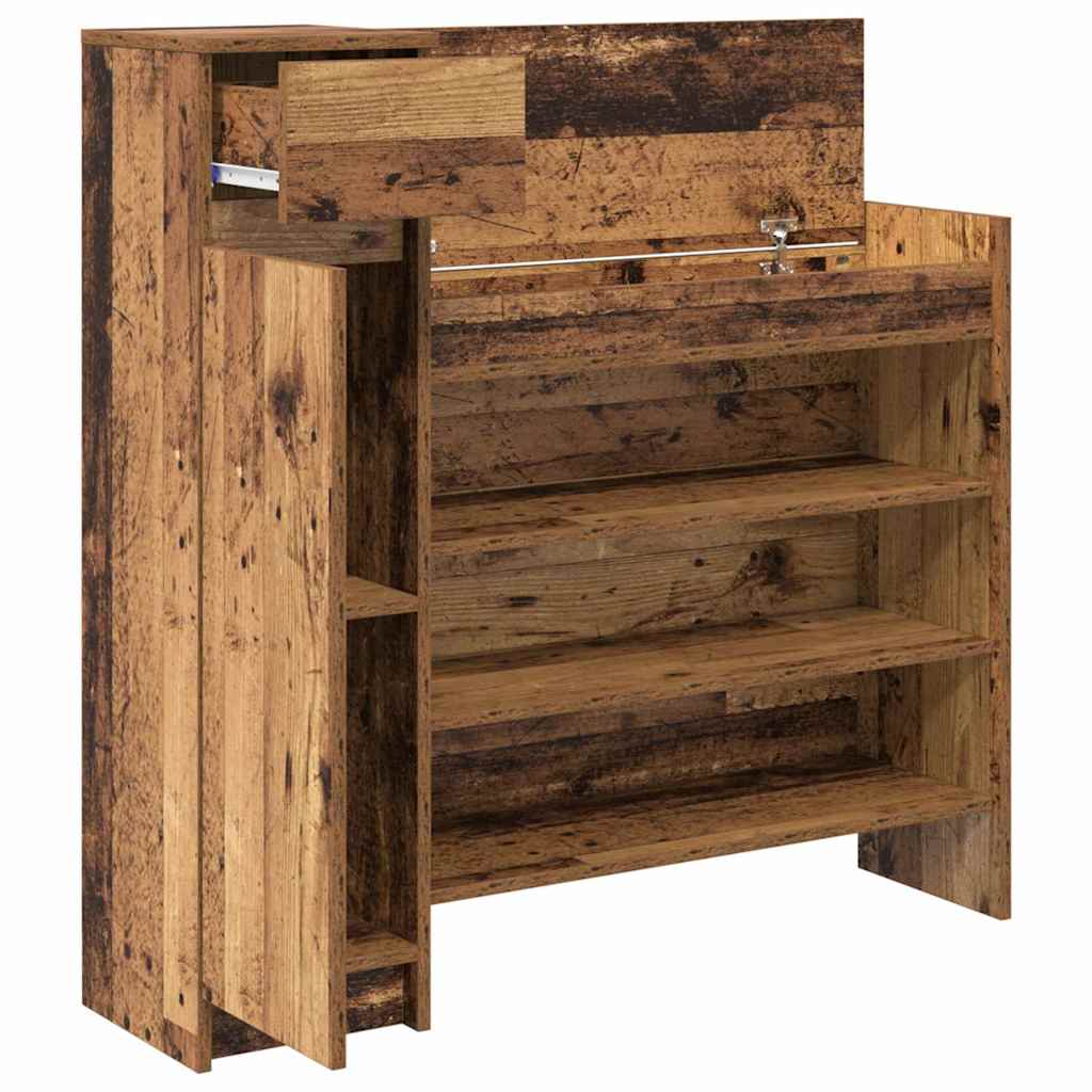 Shoe Cabinet Old wood 100.5 x 28 x 100 cm Engineered wood