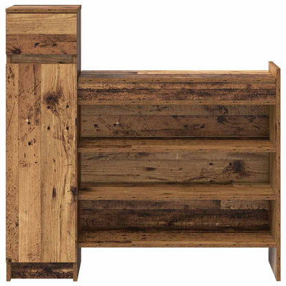 Shoe Cabinet Old wood 100.5 x 28 x 100 cm Engineered wood