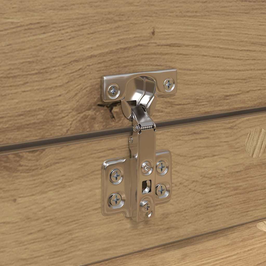 Shoe Cabinet artisan oak 100.5 x 28 x 100 cm Engineered wood