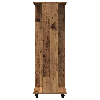 Wardrobe with Shelf Old Wood 102 x 38 x 110 cm Engineered wood