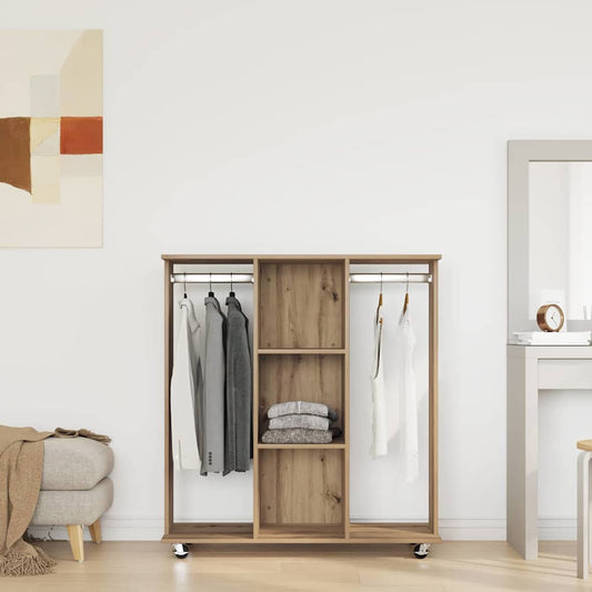 Wardrobe artisan oak 102 x 38 x 110 cm Engineered wood