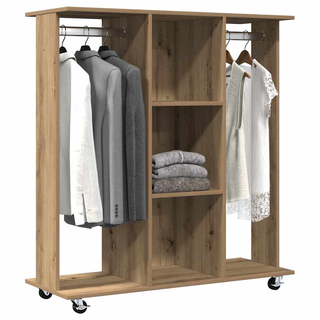 Wardrobe artisan oak 102 x 38 x 110 cm Engineered wood