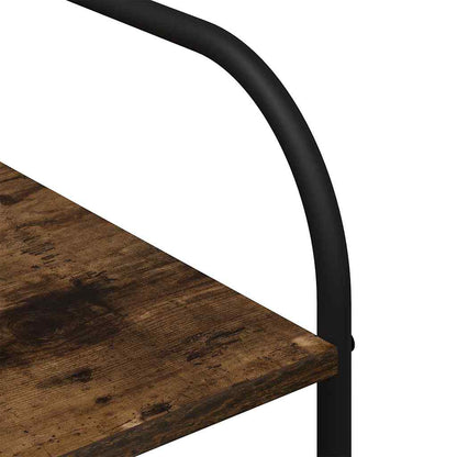 Clothes Rack with Shelf Brown 120 x 44 x 160 cm Engineered wood