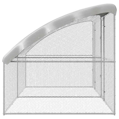 Chicken Cage Silver 400 x 200 x 198.5 cm Galvanized steel