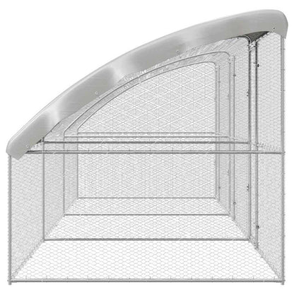 Chicken Cage Silver 600 x 200 x 198.5 cm Galvanized steel