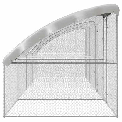 Chicken Cage Silver 800 x 200 x 198.5 cm Galvanized steel