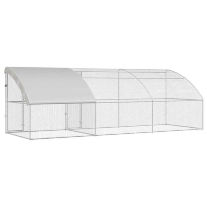 Chicken Cage Silver 600 x 200 x 198.5 cm Galvanized steel