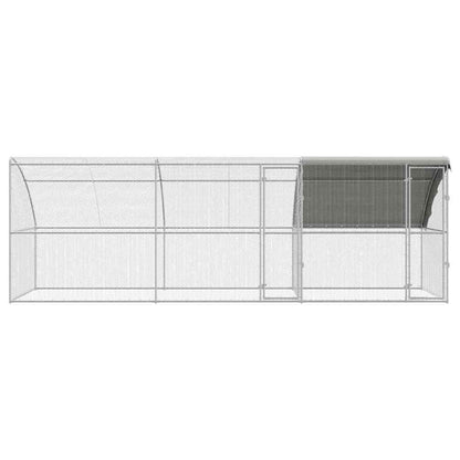 Chicken Cage Silver 600 x 200 x 198.5 cm Galvanized steel
