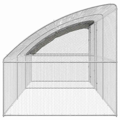 Chicken Cage Silver 600 x 200 x 198.5 cm Galvanized steel