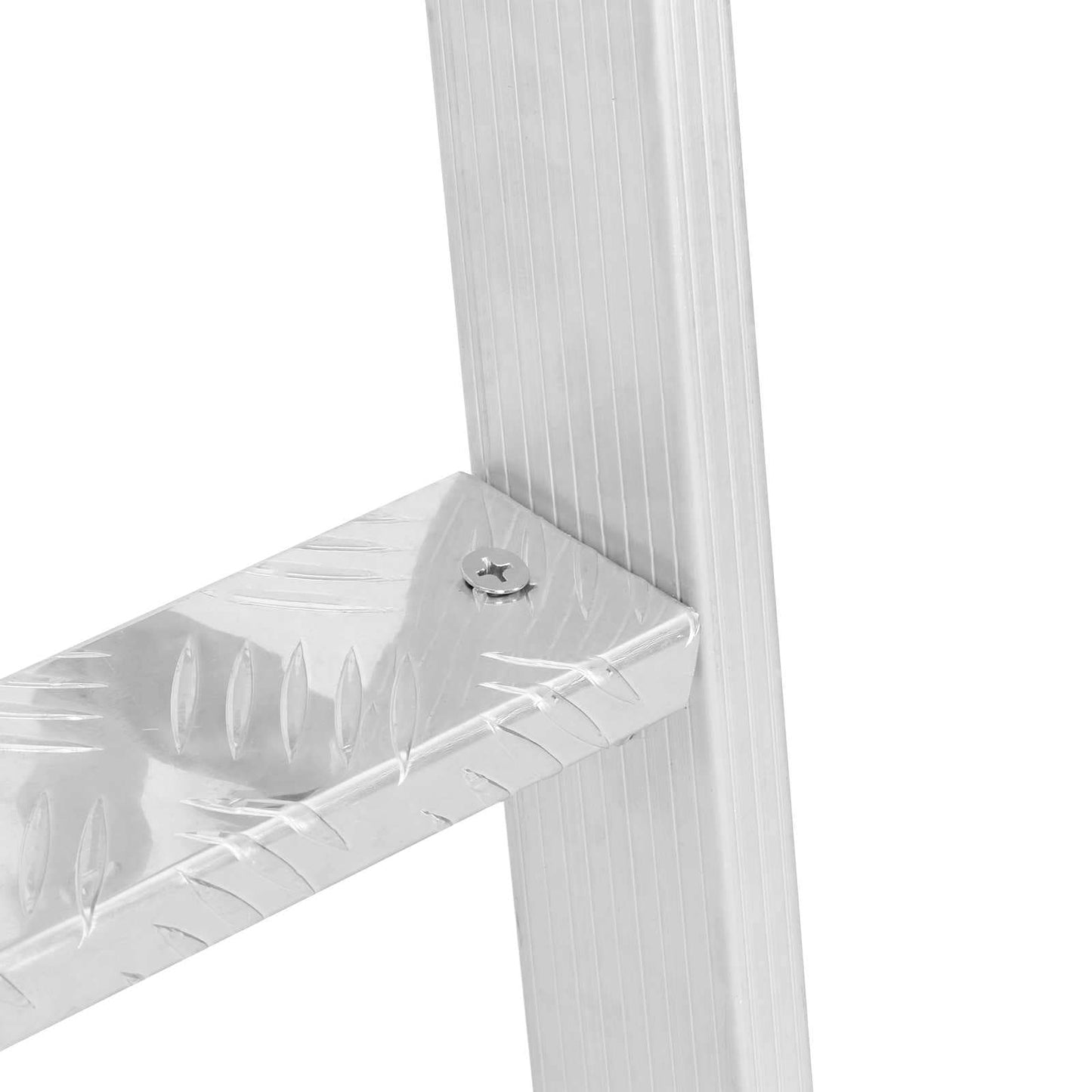 5-Step Dock Ladder Silver 22.83 x 30.31 x 75.20 in Aluminium