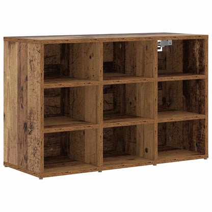 Shoe Cabinet Old Wood 30.51 x 11.81 x 20.08 in Engineered Wood