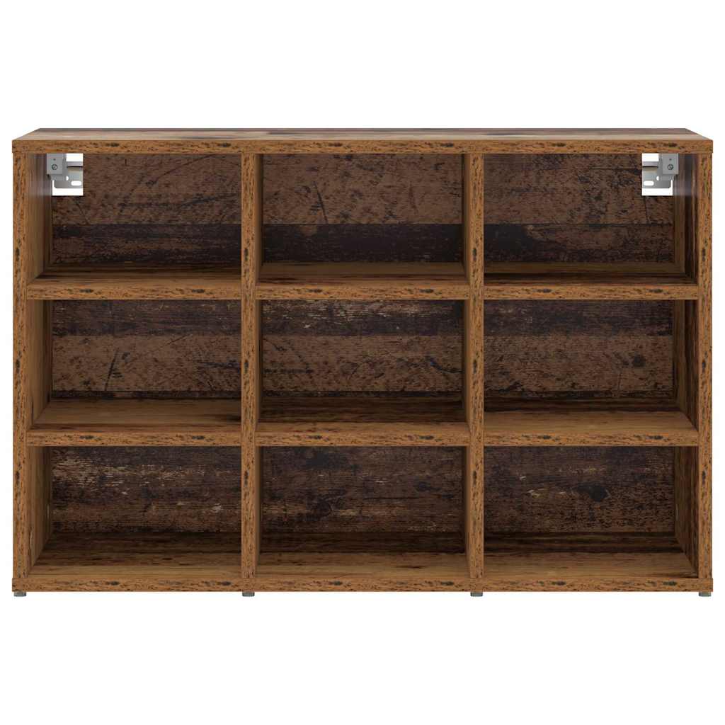 Shoe Cabinet Old Wood 30.51 x 11.81 x 20.08 in Engineered Wood