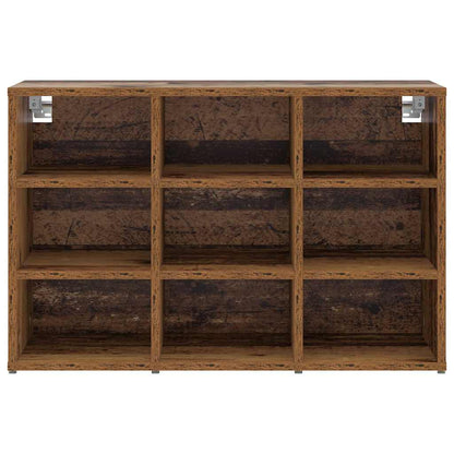 Shoe Cabinet Old Wood 30.51 x 11.81 x 20.08 in Engineered Wood