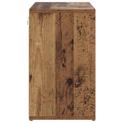 Shoe Cabinet Old Wood 30.51 x 11.81 x 20.08 in Engineered Wood