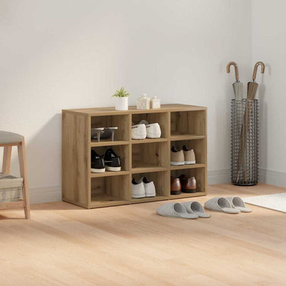 Shoe Cabinet with Shelf Artisan Oak 30.51 x 11.81 x 20.08 in