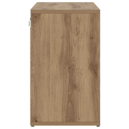 Shoe Cabinet with Shelf Artisan Oak 30.51 x 11.81 x 20.08 in