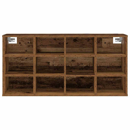 Shoe Cabinet Old Wood 40.55 x 11.81 x 20.08 in Engineered Wood
