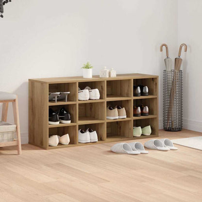 Shoe Cabinet with Shelf Artisan Oak 40.55 x 11.81 x 20.08 in