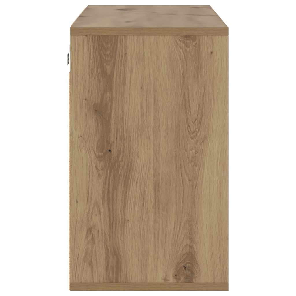 Shoe Cabinet with Shelf Artisan Oak 40.55 x 11.81 x 20.08 in