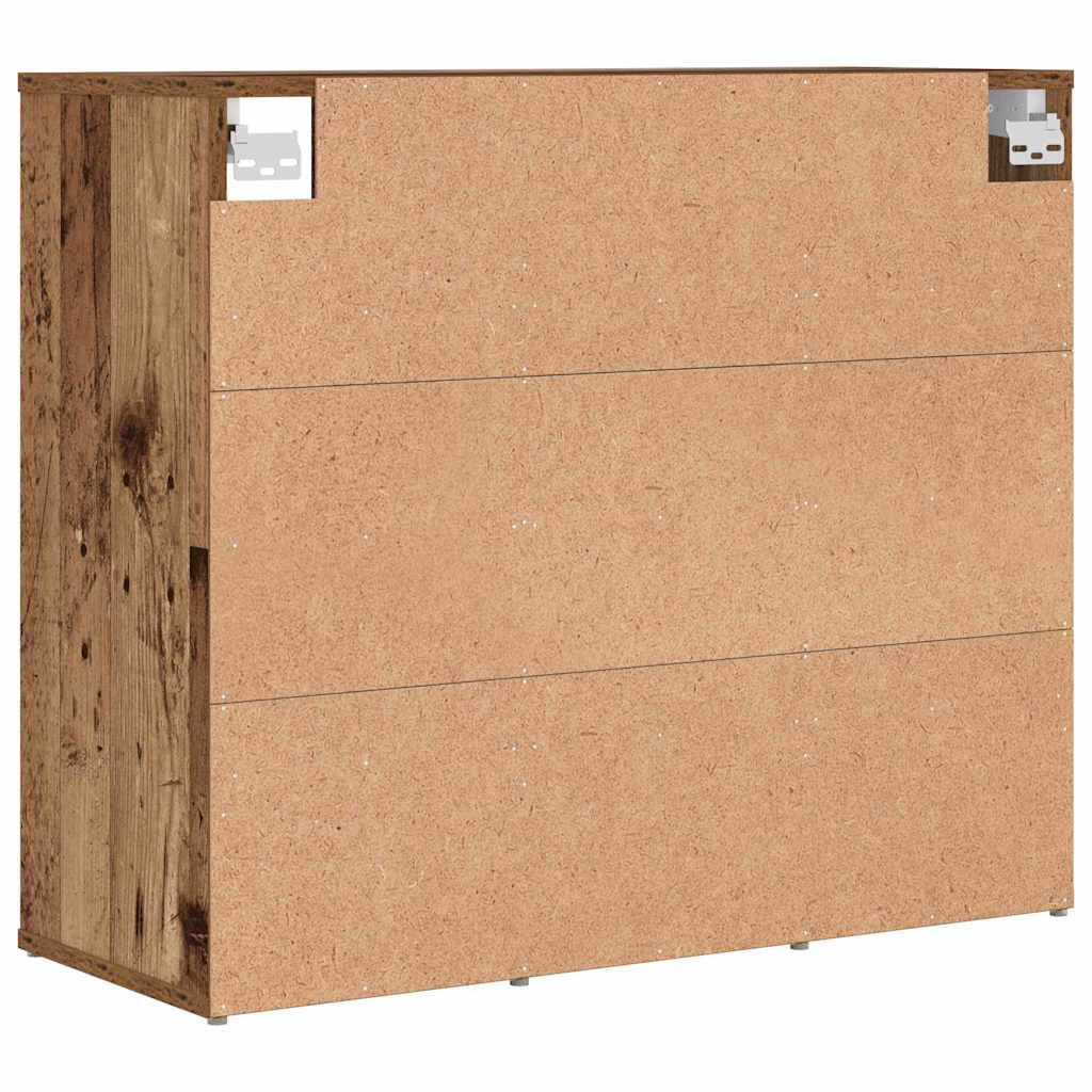 Shoe Cabinet Old Wood 30.51 x 11.81 x 26.38 in Engineered Wood