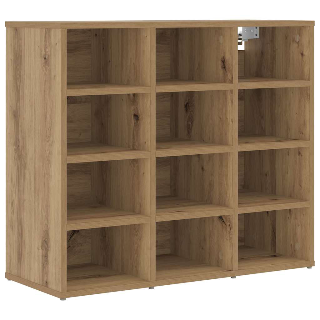 Shoe Cabinet with Shelf Artisan Oak 30.51 x 11.81 x 26.38 in