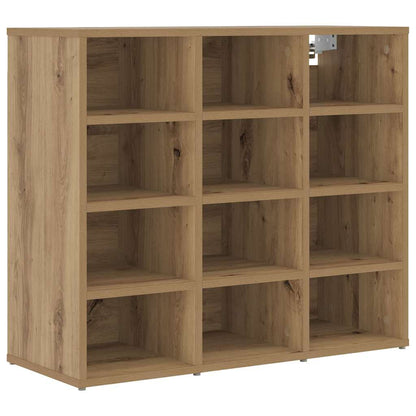 Shoe Cabinet with Shelf Artisan Oak 30.51 x 11.81 x 26.38 in