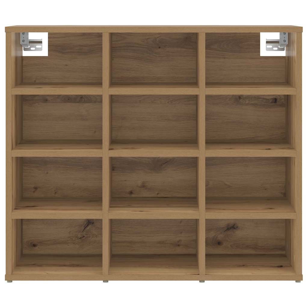 Shoe Cabinet with Shelf Artisan Oak 30.51 x 11.81 x 26.38 in