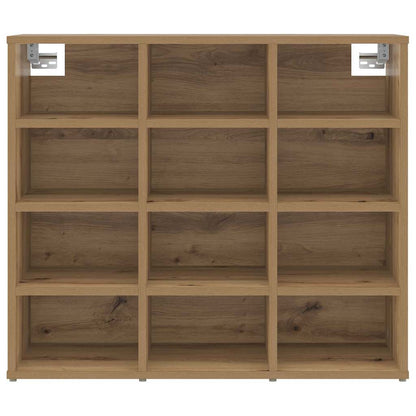 Shoe Cabinet with Shelf Artisan Oak 30.51 x 11.81 x 26.38 in