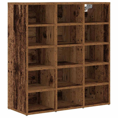 Shoe Cabinet Old Wood 30.51 x 11.81 x 32.87 in Engineered Wood
