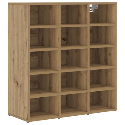 Shoe Cabinet with Shelf Artisan Oak 30.51 x 11.81 x 32.87 in