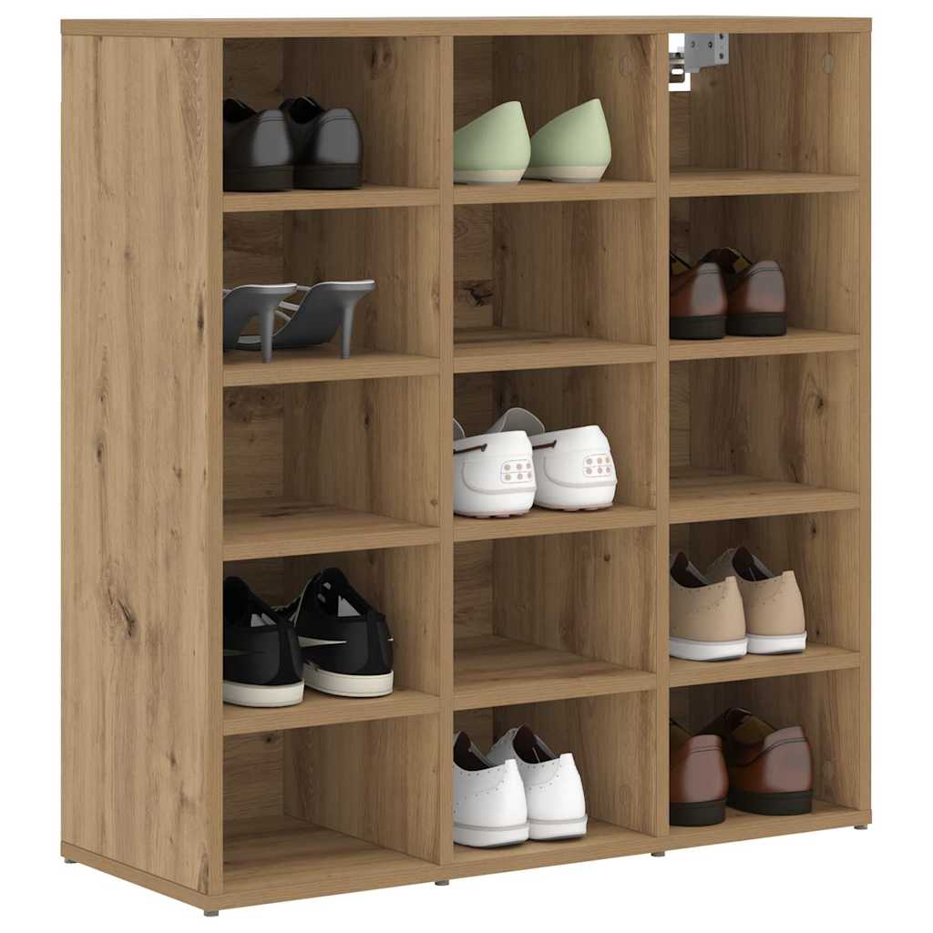 Shoe Cabinet with Shelf Artisan Oak 30.51 x 11.81 x 32.87 in