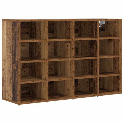 Shoe Cabinet Old Wood 40.55 x 11.81 x 26.38 in Engineered Wood