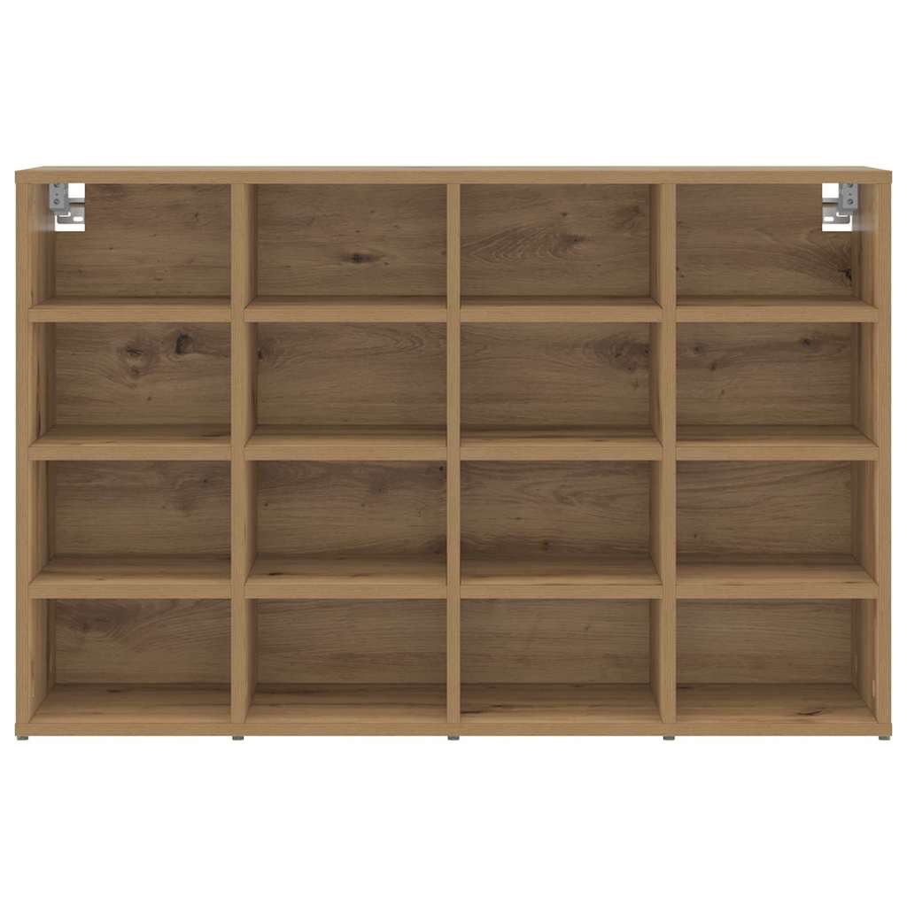 Shoe Cabinet with Shelf Artisan Oak 40.55 x 11.81 x 26.38 in