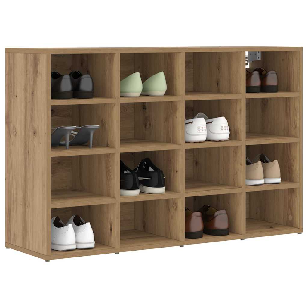 Shoe Cabinet with Shelf Artisan Oak 40.55 x 11.81 x 26.38 in