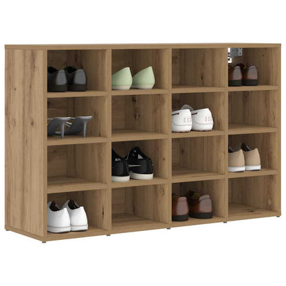 Shoe Cabinet with Shelf Artisan Oak 40.55 x 11.81 x 26.38 in