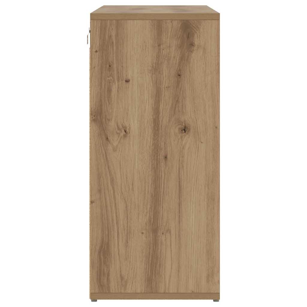 Shoe Cabinet with Shelf Artisan Oak 40.55 x 11.81 x 26.38 in