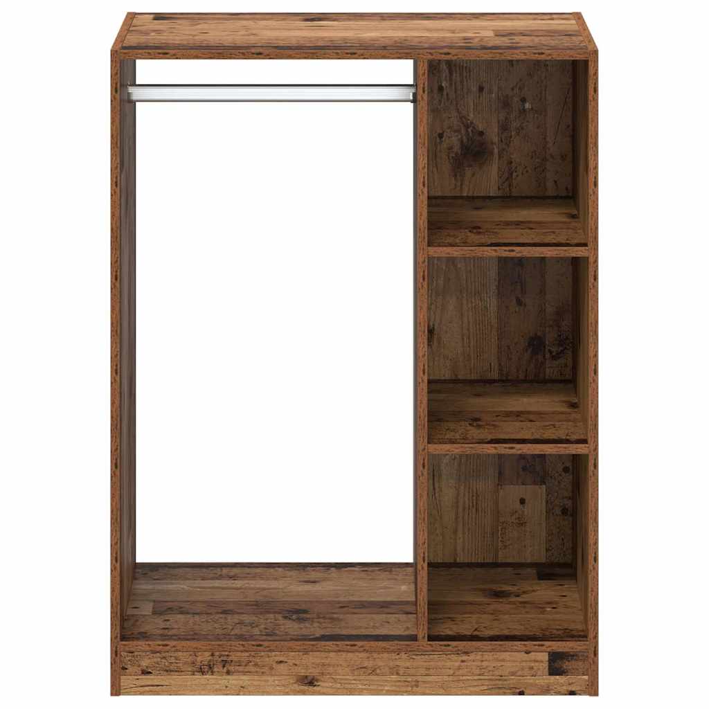 Wardrobe Old wood 30.3" x 18.9" x 40.2" Engineered wood
