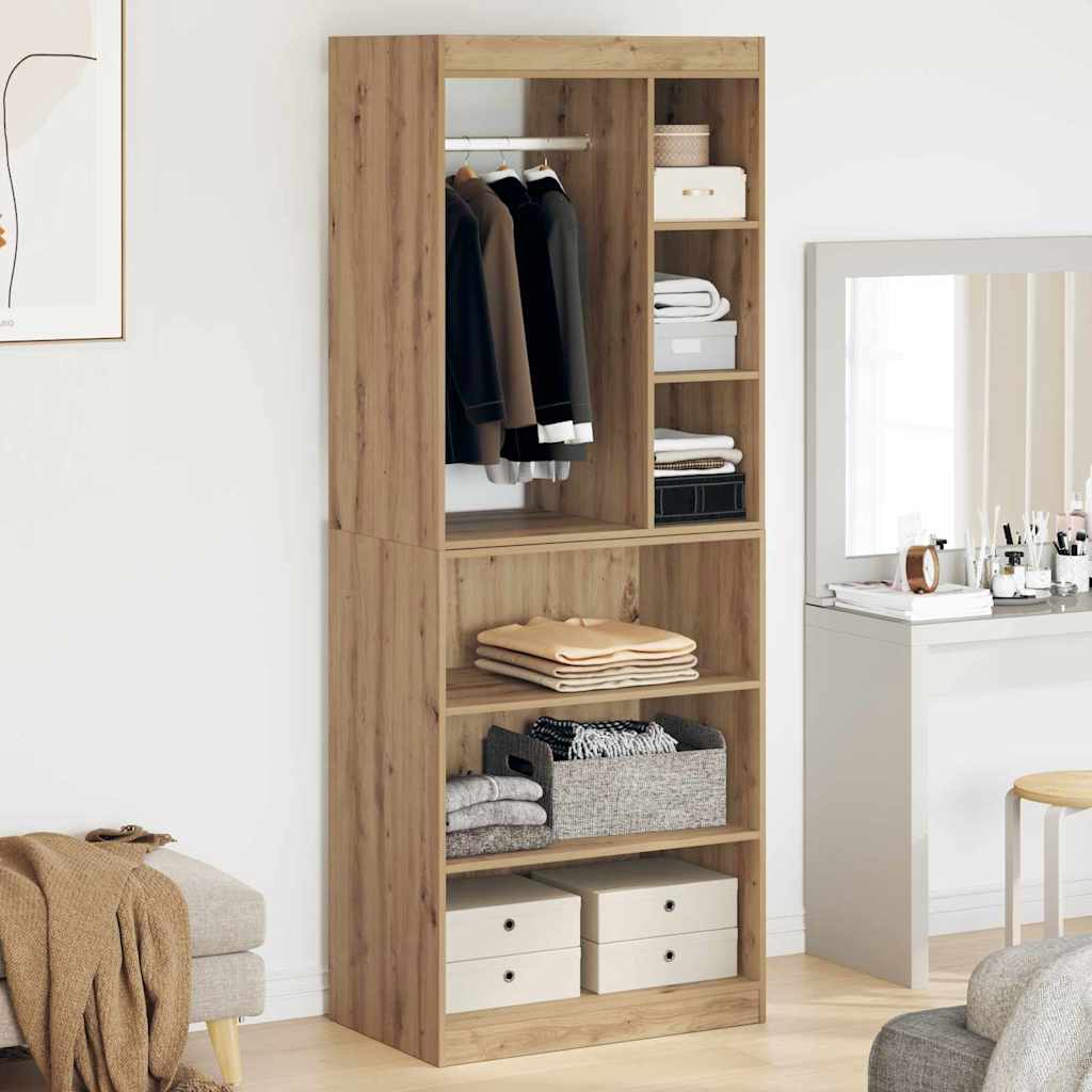 Wardrobe artisan oak 30.3" x 18.9" x 40.2" Engineered wood