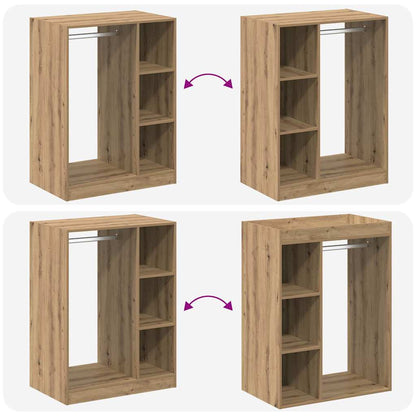 Wardrobe artisan oak 30.3" x 18.9" x 40.2" Engineered wood
