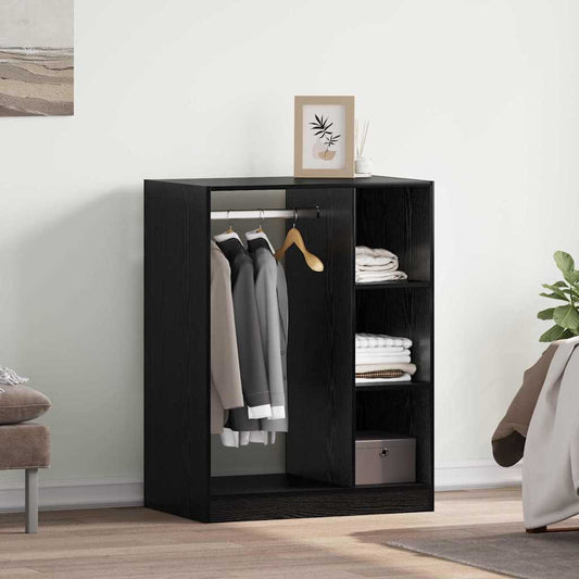 Wardrobe Black oak 30.3" x 18.9" x 40.2" Engineered wood