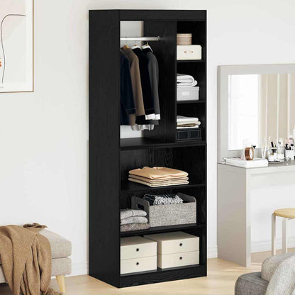 Wardrobe Black oak 30.3" x 18.9" x 40.2" Engineered wood