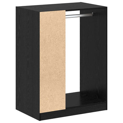 Wardrobe Black oak 30.3" x 18.9" x 40.2" Engineered wood