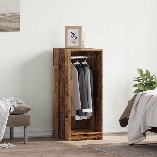 Wardrobe with Shelf Old wood 41 x 48 x 102 cm Engineered wood
