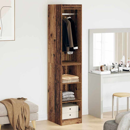Wardrobe with Shelf Old wood 41 x 48 x 102 cm Engineered wood
