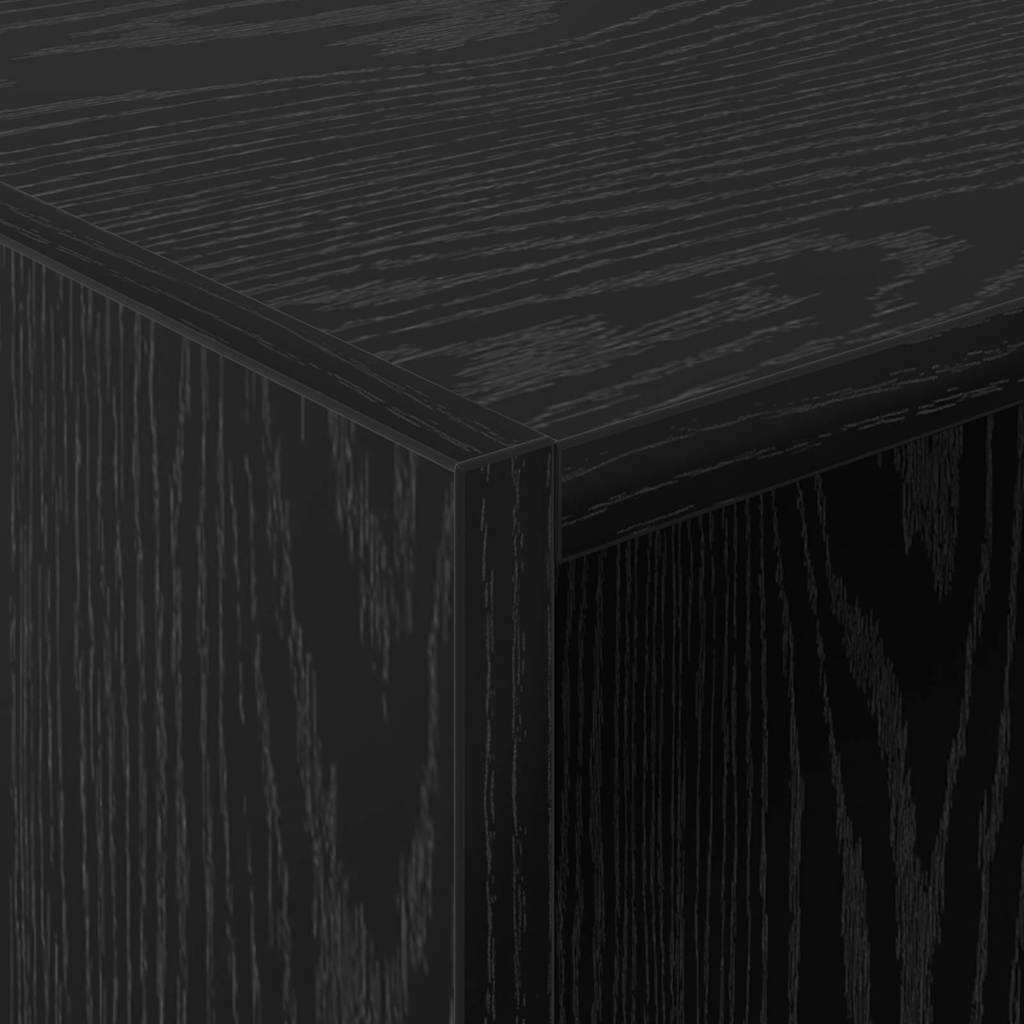 Wardrobe with Shelf Black oak 41 x 48 x 102 cm Engineered wood