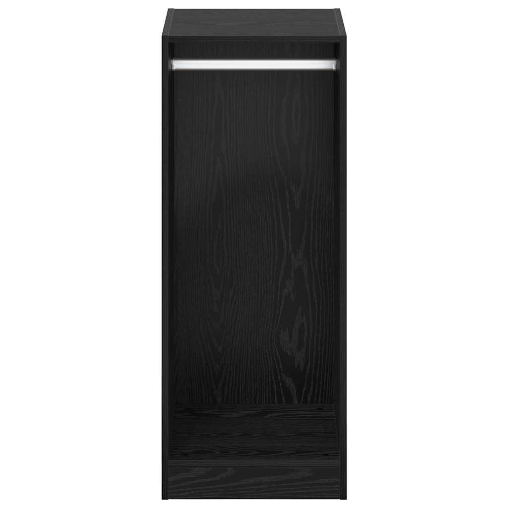 Wardrobe with Shelf Black oak 41 x 48 x 102 cm Engineered wood