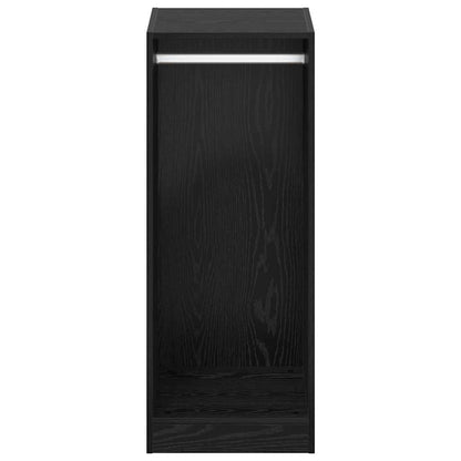 Wardrobe with Shelf Black oak 41 x 48 x 102 cm Engineered wood