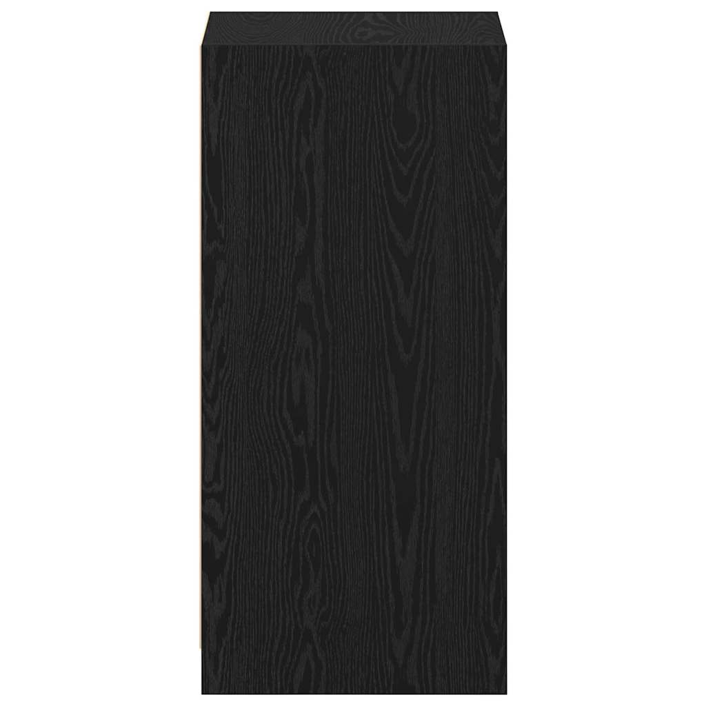 Wardrobe with Shelf Black oak 41 x 48 x 102 cm Engineered wood