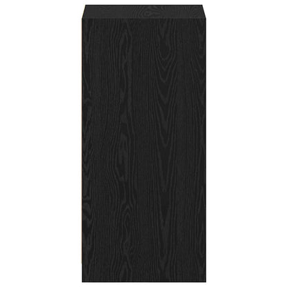 Wardrobe with Shelf Black oak 41 x 48 x 102 cm Engineered wood