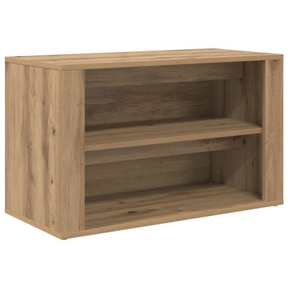 Shoe Rack artisan oak 75 x 35 x 45 cm Engineered wood